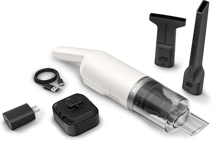 KitchenAid Go™ Cordless Kitchen Vacuum - Battery Included, KKVR121, Porcelain White | Amazon (US)