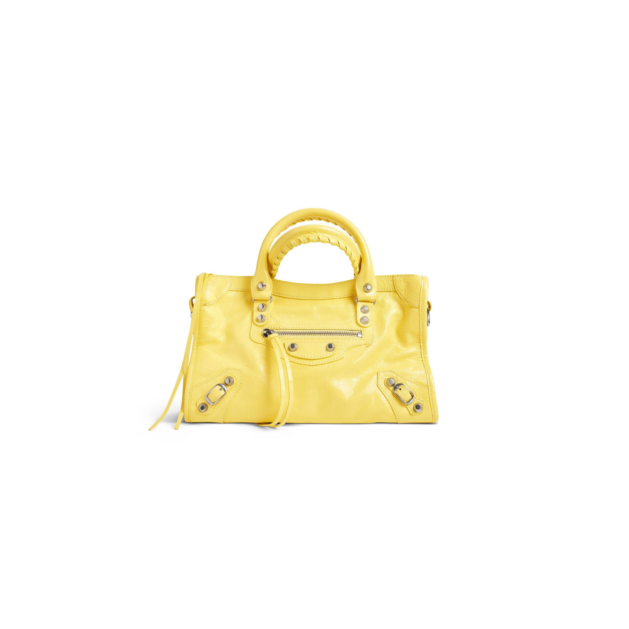 Balenciaga Le City Bag Small - Yellow - Women's | Balenciaga