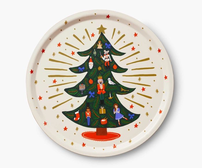 Holiday Tree Round Serving Tray | Rifle Paper Co. | Rifle Paper Co.