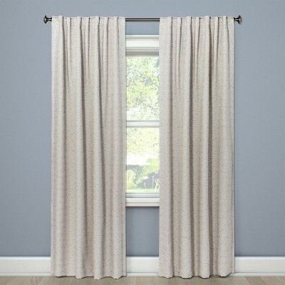 1pc Blackout Doral Window Curtain Panel Cream - Project 62™ | Target