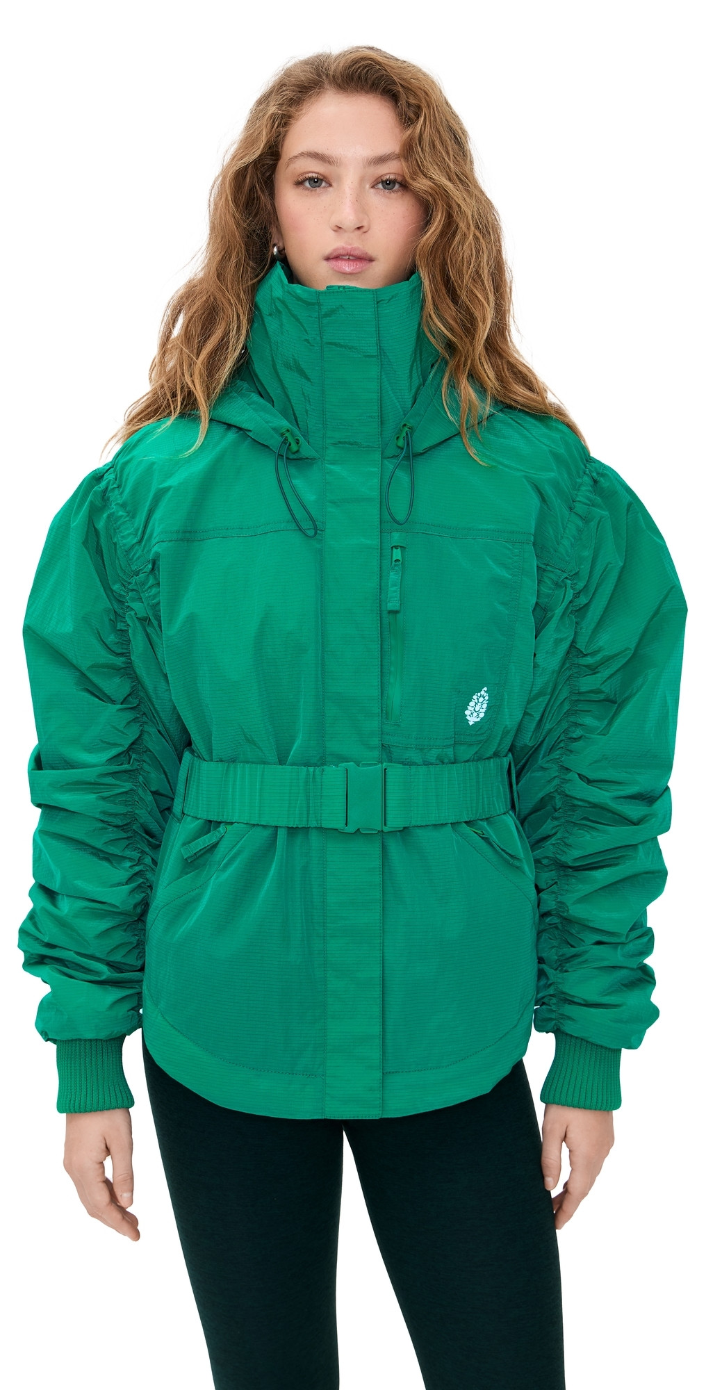 FP Movement Lift Laugh Love Jacket Green Glow XS | Shopbop