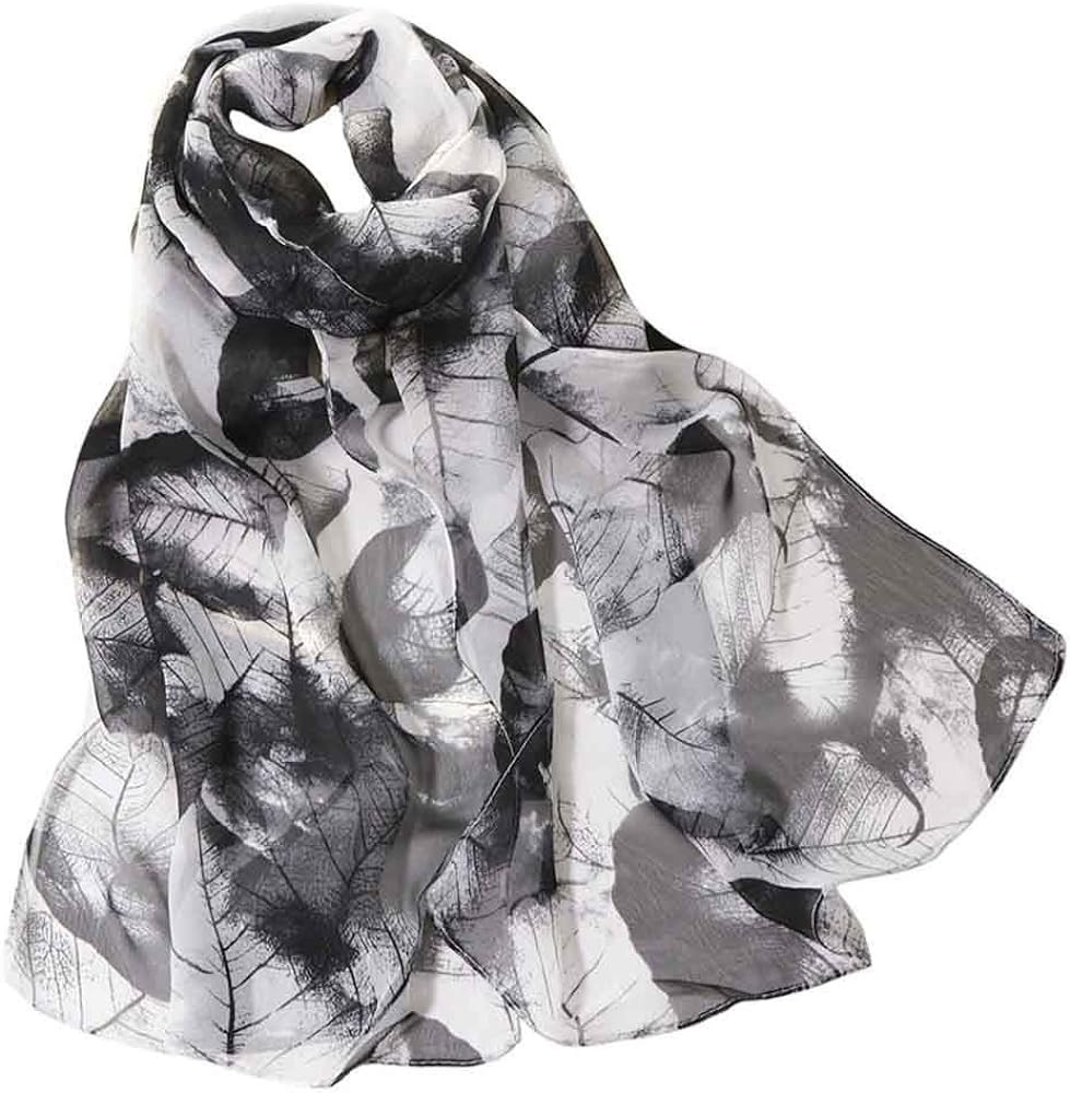 Acotavie Scarfs for Women Lightweight Print Floral Pattern Scarf Shawl Fashion Scarves Sunscreen ... | Amazon (US)