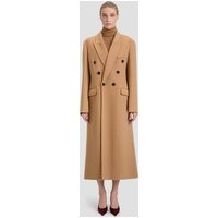 Victoria Beckham Overcoat In Camel - Size 12 UK | Victoria Beckham US