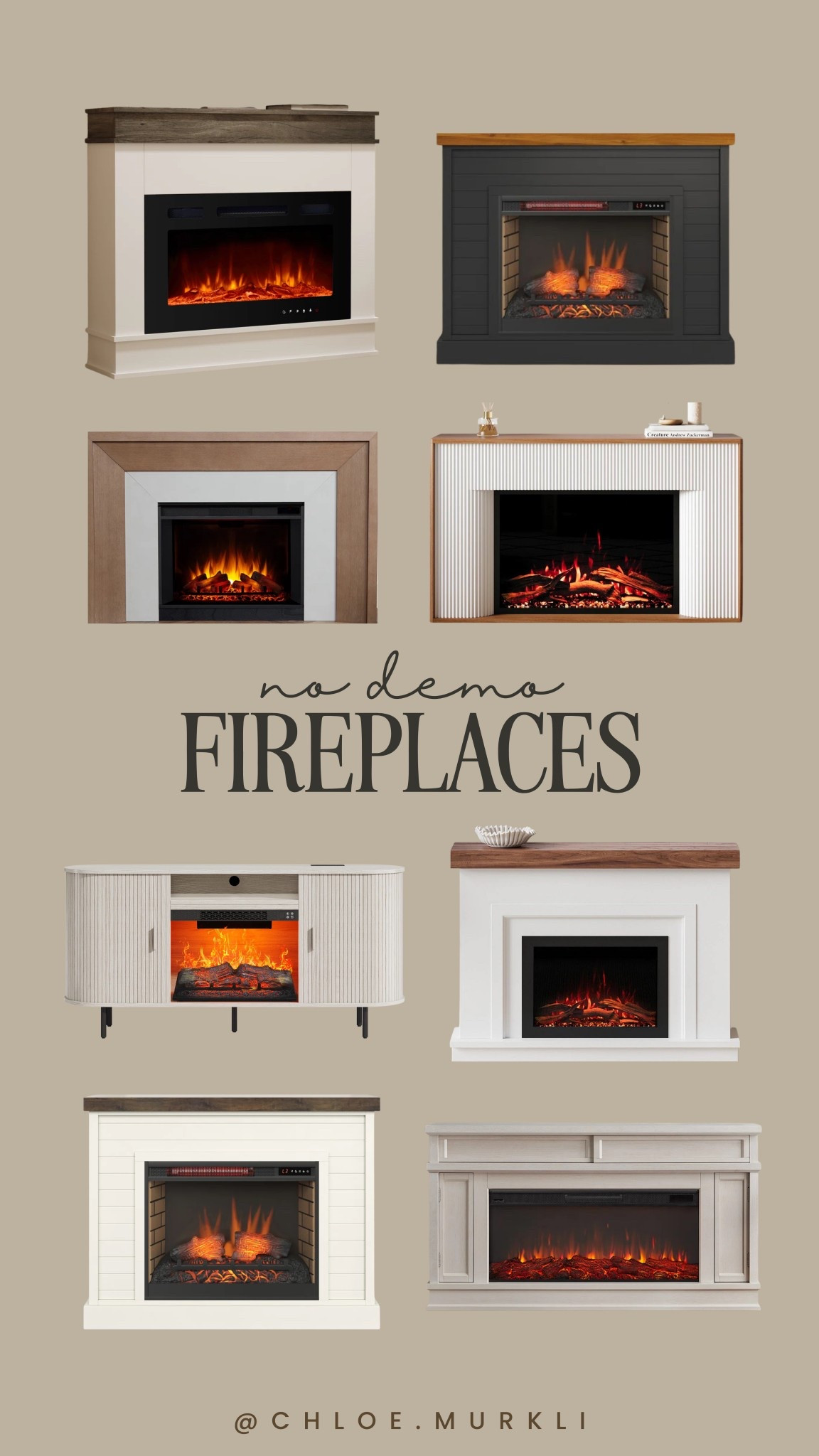 No demo fireplaces! 

#LTKHome