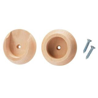 Everbilt 1-3/8 in. Wood Pole Sockets (2-Pack) 15476 - The Home Depot | The Home Depot