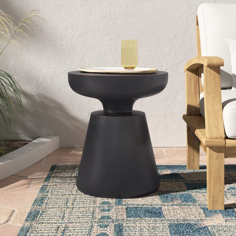 Saoirse Concrete Side Table | Wayfair North America