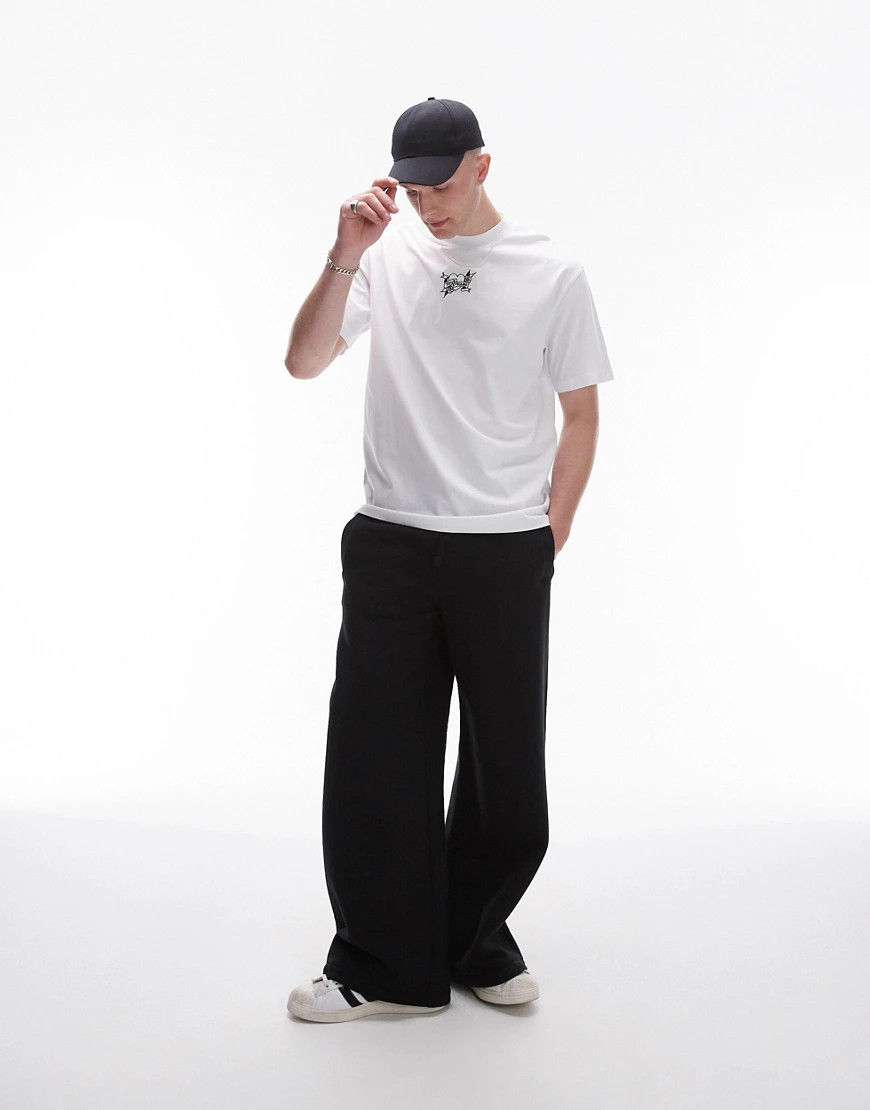 Topman baggy leg jogger in black | ASOS (Global)
