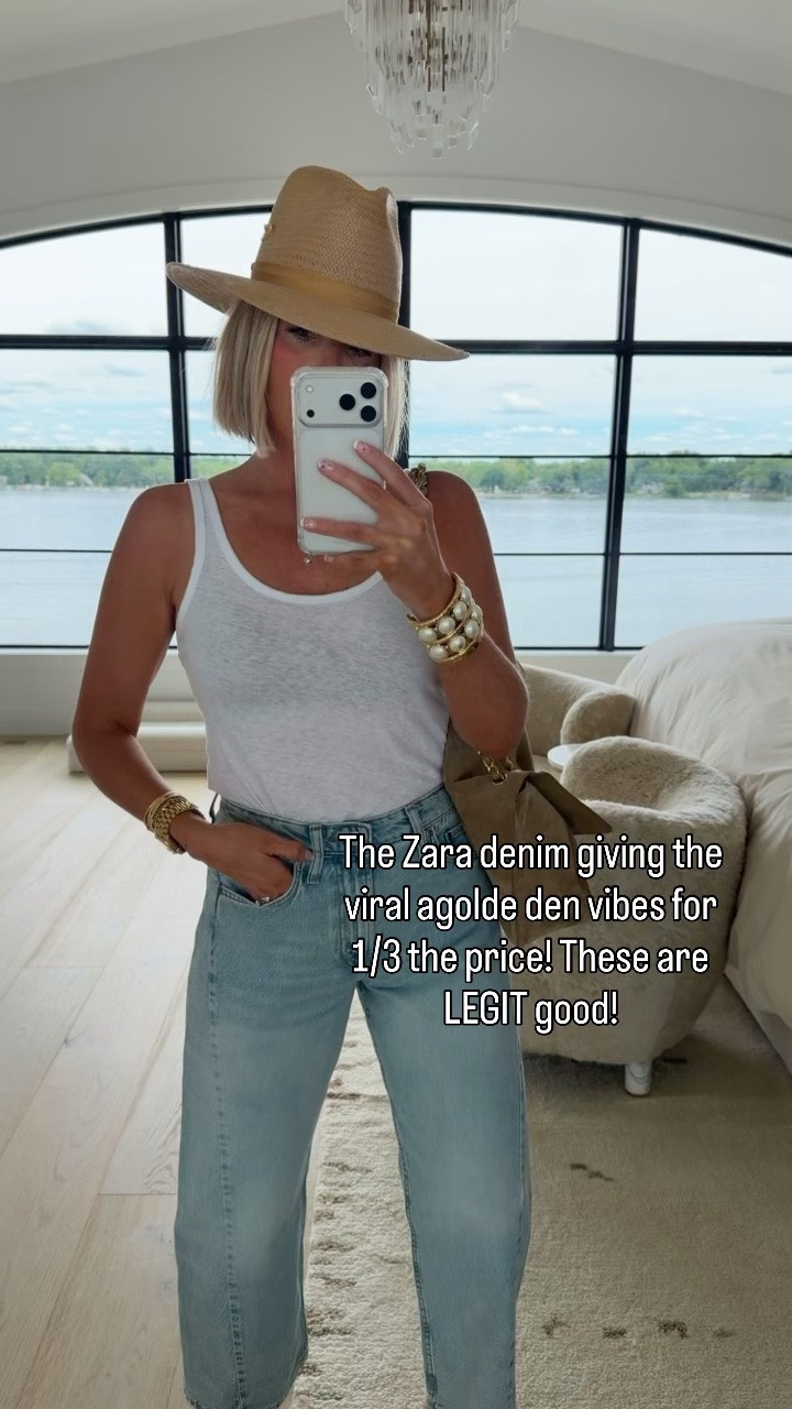 The Zara denim that looks just like a viral pair that triple the price 😍😍😍