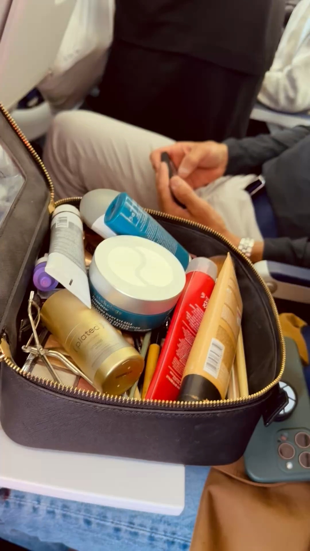Airplane makeup routine🤝

#LTKgrwm #LTKBeauty #LTKTravel