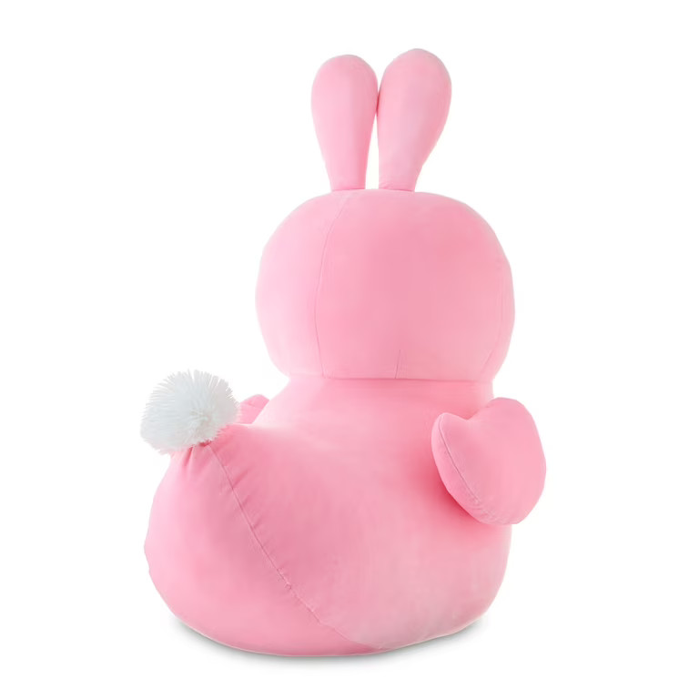 Large Duck Plush with Bunny Ears, Pink, 22", Easter by Way To Celebrate | Walmart (US)