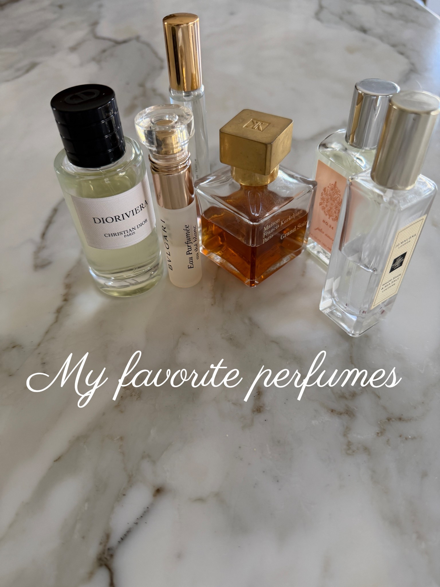 My most worn fragrances  