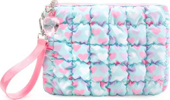 OMG Accessories Kids' Heart Print Scrunch Wristlet | Nordstrom | Nordstrom