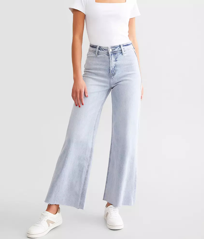 ExclusiveOlivia Wide Leg Stretch JeanVERVETPrice $69.99What do you want to know about this produc... | Buckle