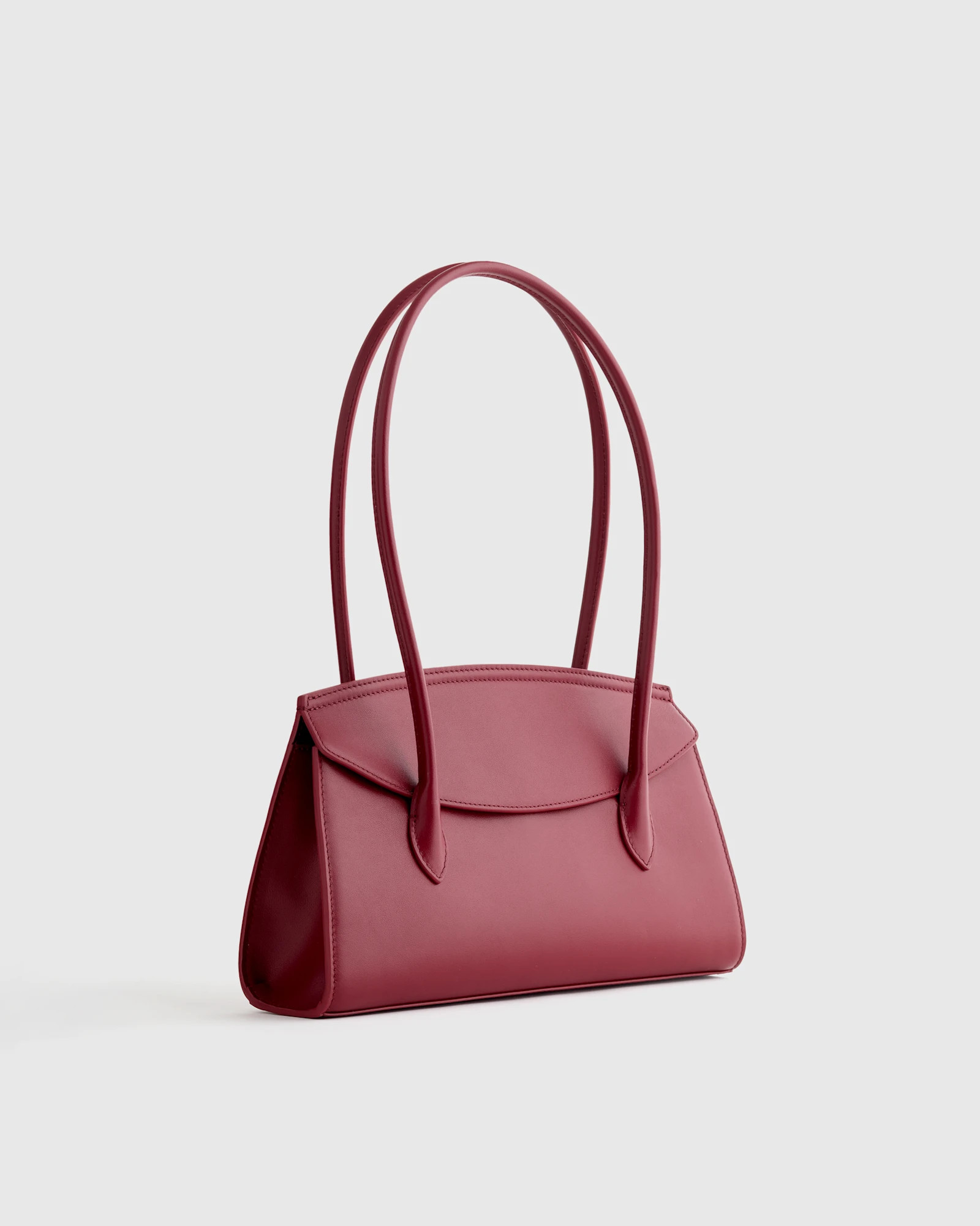 Italian Leather Double Strap Shoulder Bag | Quince