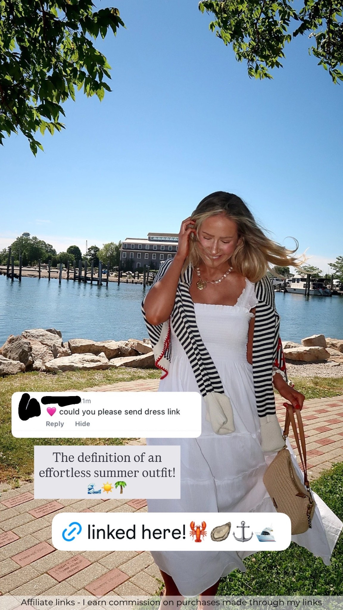 Affiliate links - I earn commission on purchases made through my links | white dress casual
Hill house nap dress
Coastal summer outfit