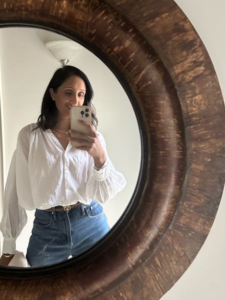 This blouse from Banana Republic is the perfect airy blouse that still has some structure

I’m wearing a size small 

Plus it’s on sale 

#LTKstyletip #LTKFind #LTKsalealert