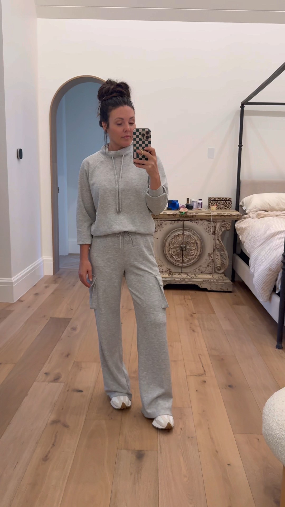 Such knit Soft as butter wide leg cargo sweatpants with matching tops. You can choose lots of different styles on the top and lots of colors: wearing small. 

Walmart finds 

#LTKFindsUnder50 #LTKSaleAlert