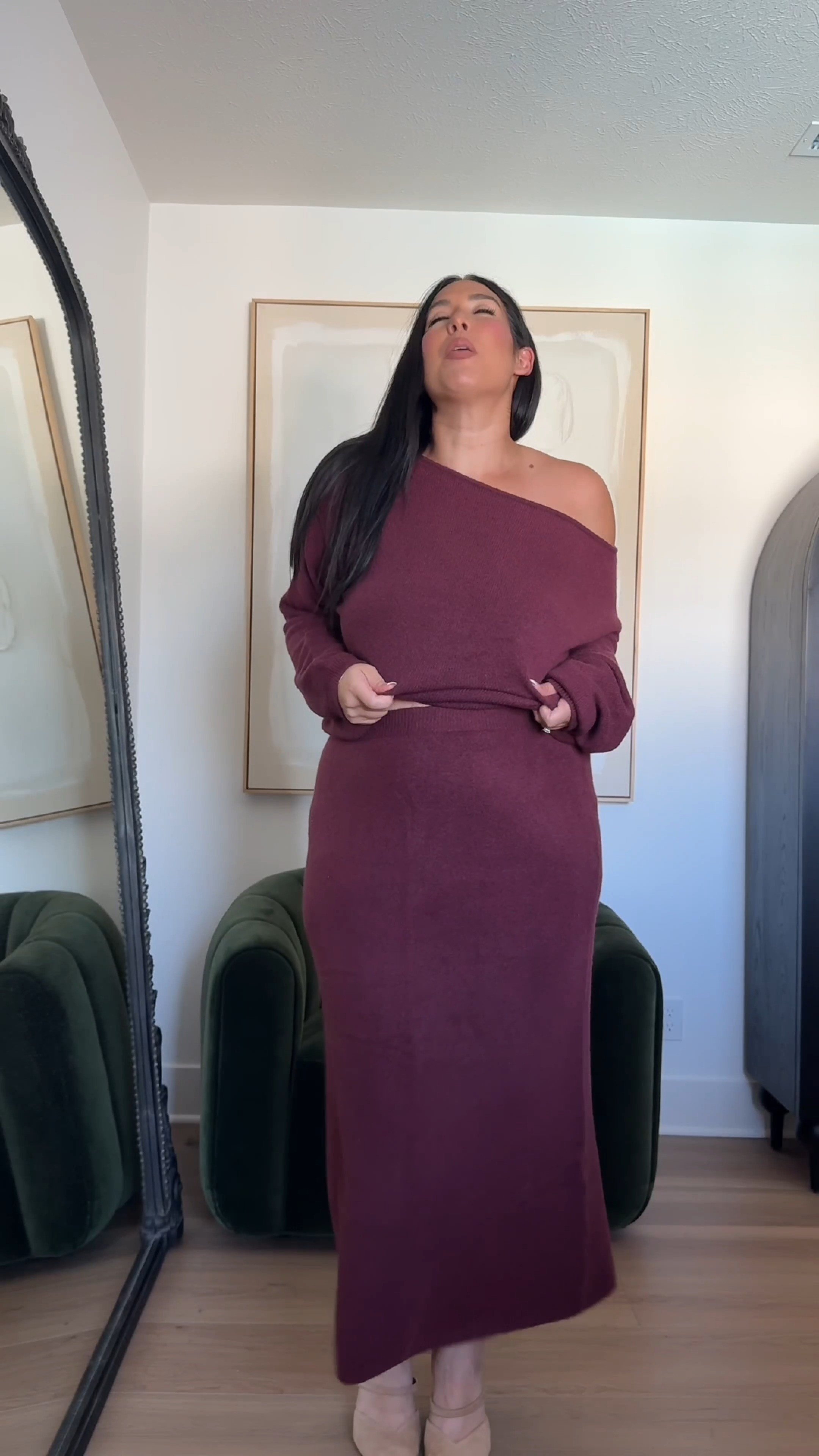 Obsessed with this set! Both the long sleeve and short sleeve versions are so good. 

Long sleeve sweater: L
Short sleeve sweater: L
Skirt:  XL

fall sets, matching set, skirt set, sweater set, Abercrombie outfits, mid size fall outfit ideas, family photo outfit ideas

#LTKootd #LTKMidsize