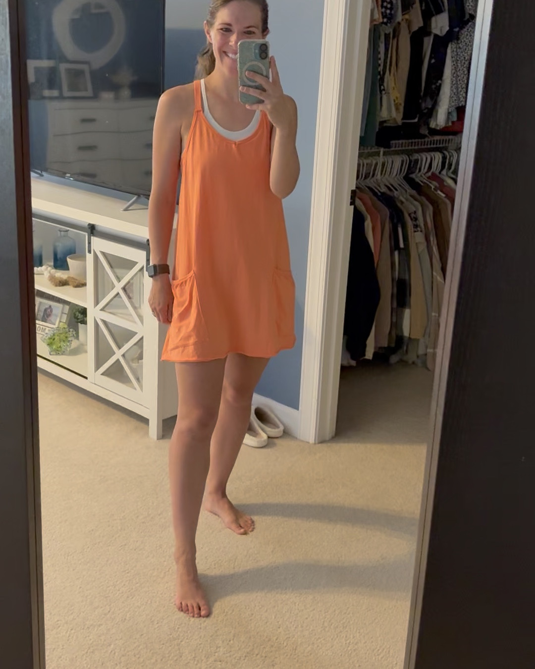 This is the active dress of the summer!!! I own in multiple colors and it has shorts underneath 👌🏼 perfect for errands or busy days with my toddler 

#LTKActive #LTKSaleAlert #LTKSeasonal