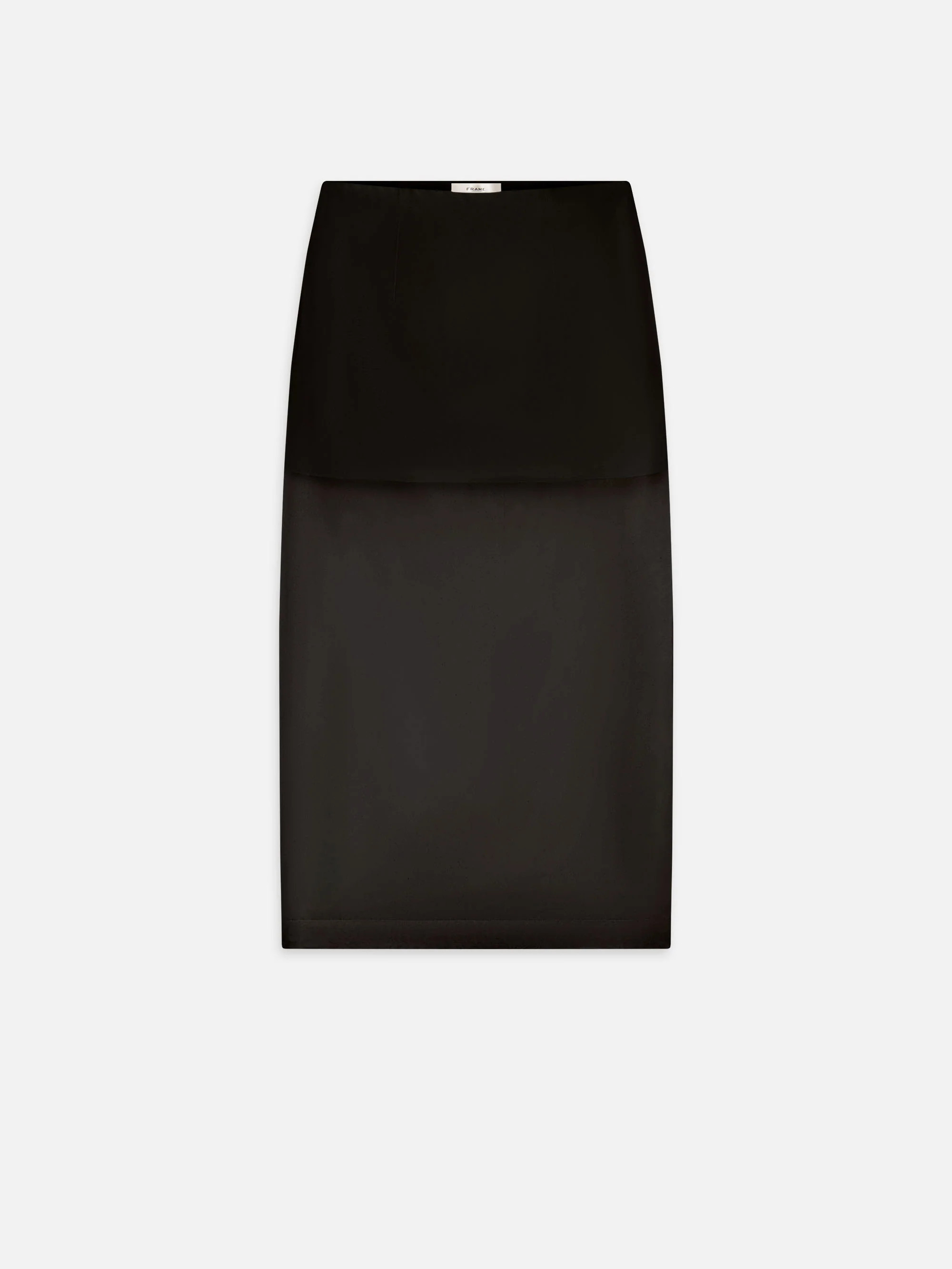 THE SILK ORGANZA SKIRT BLACK | Frame Denim