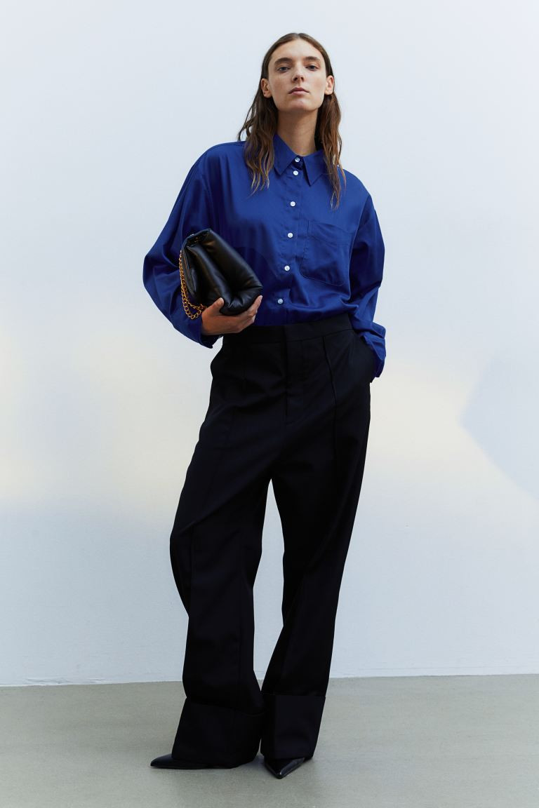 Satin shirt | H&M (UK, MY, IN, SG, PH, TW, HK)