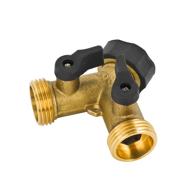 Project Source Brass 2-Way Restricted-Flow Water Shut-Off | Lowe's
