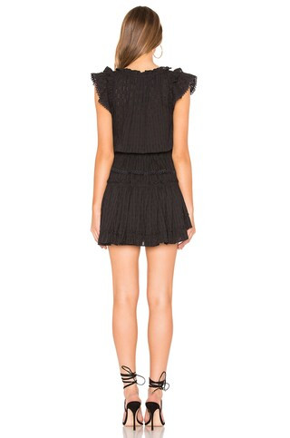 Lilian Dress in Coal Black | Revolve Clothing (Global)