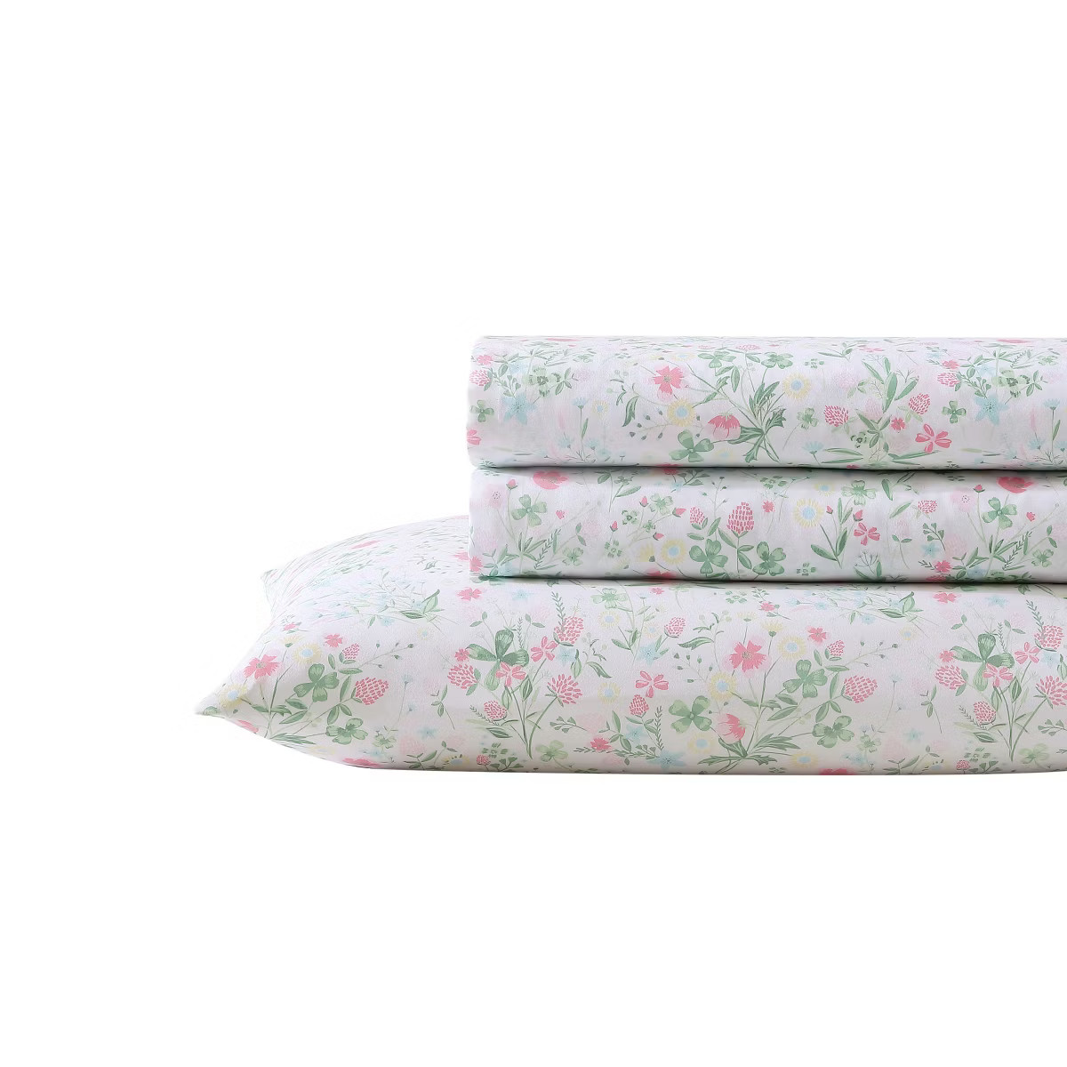 Laura Ashley Posey Dance Pink Sheet Set | Target