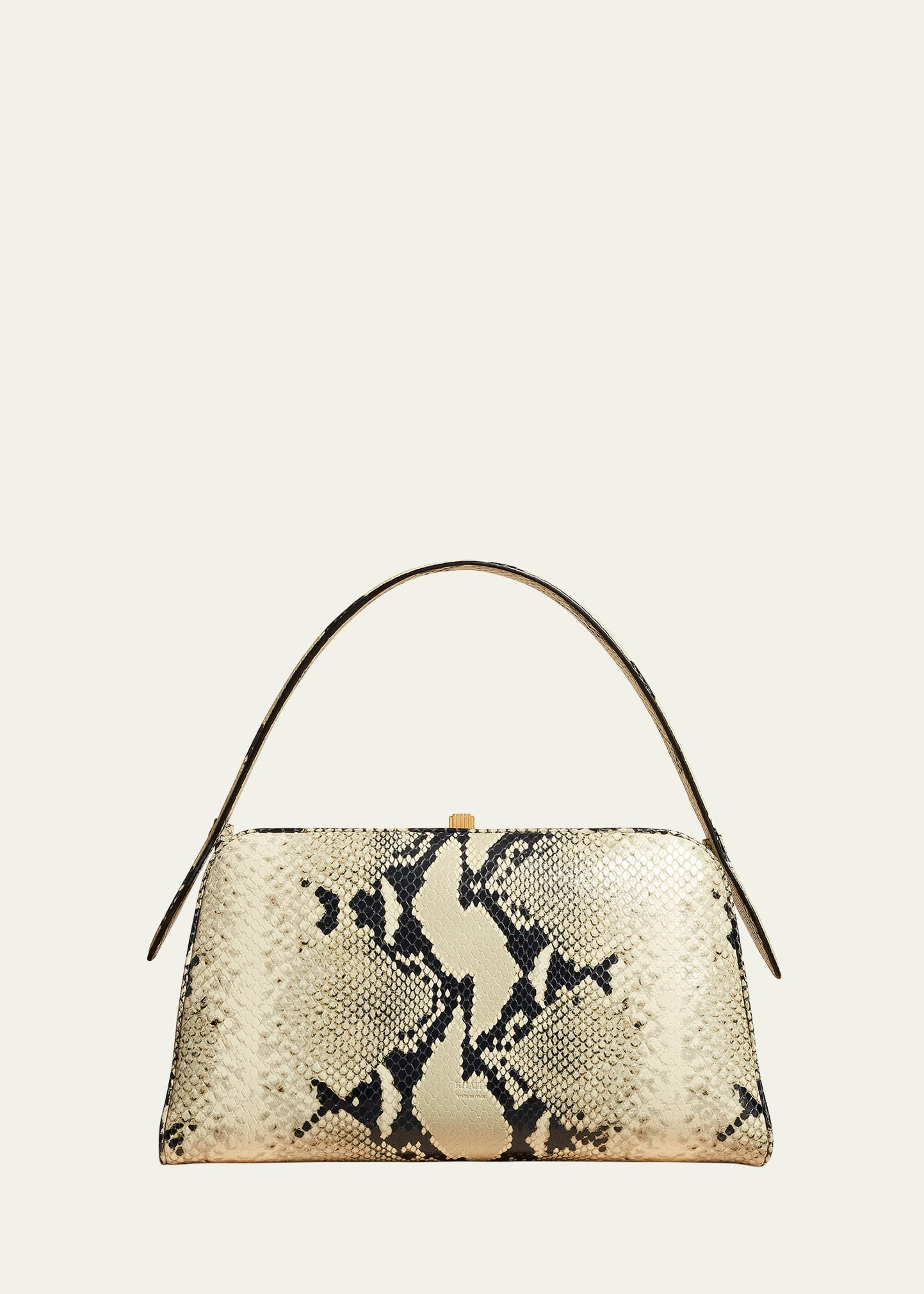 Khaite Cate Python-Embossed Leather Top-Handle Bag | Bergdorf Goodman
