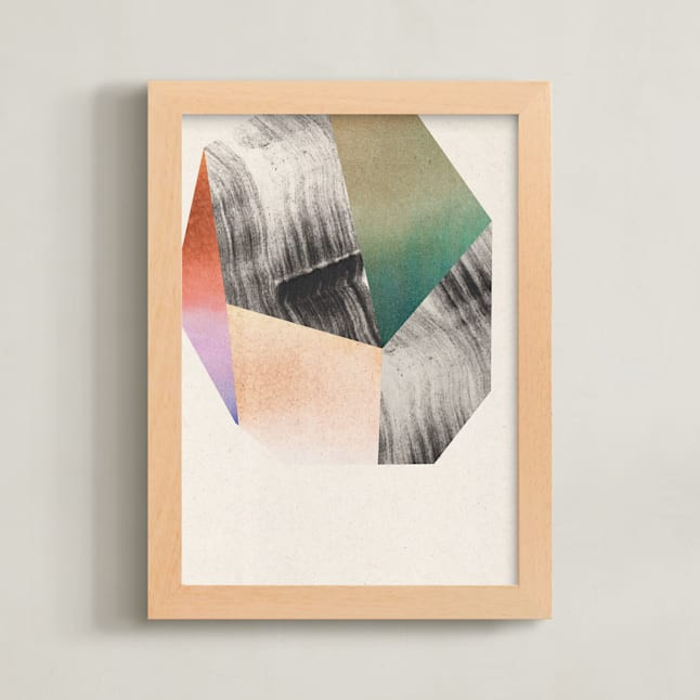 "Unexpected Crystals II" - Mixed Media Limited Edition Art Print by Sumak Studio. | Minted