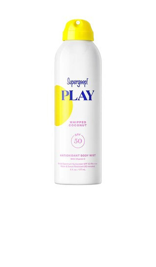 Supergoop! PLAY Antioxidant Body Mist SPF 50 With Vitamin C in Whipped Coconut. | Revolve Clothing (Global)