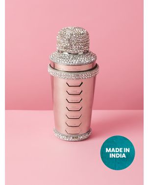 8in Metal Cocktail Shaker With Bling Top | Gifts For The Host | HomeGoods | HomeGoods