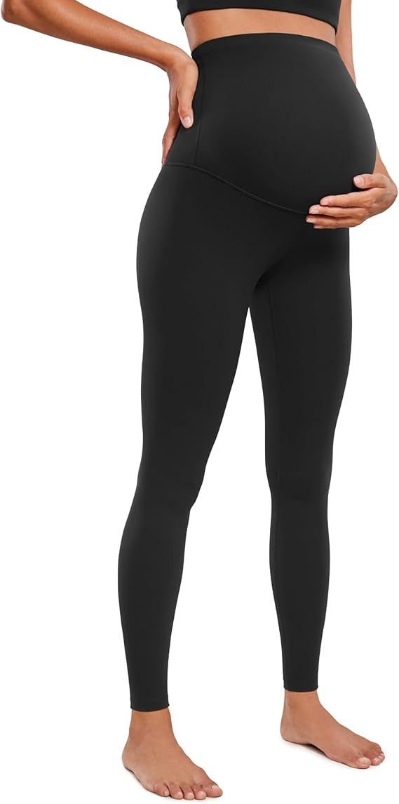 CRZ YOGA Womens Butterluxe Maternity Leggings Over The Belly 28" - Workout Activewear Yoga Pregna... | Amazon (US)