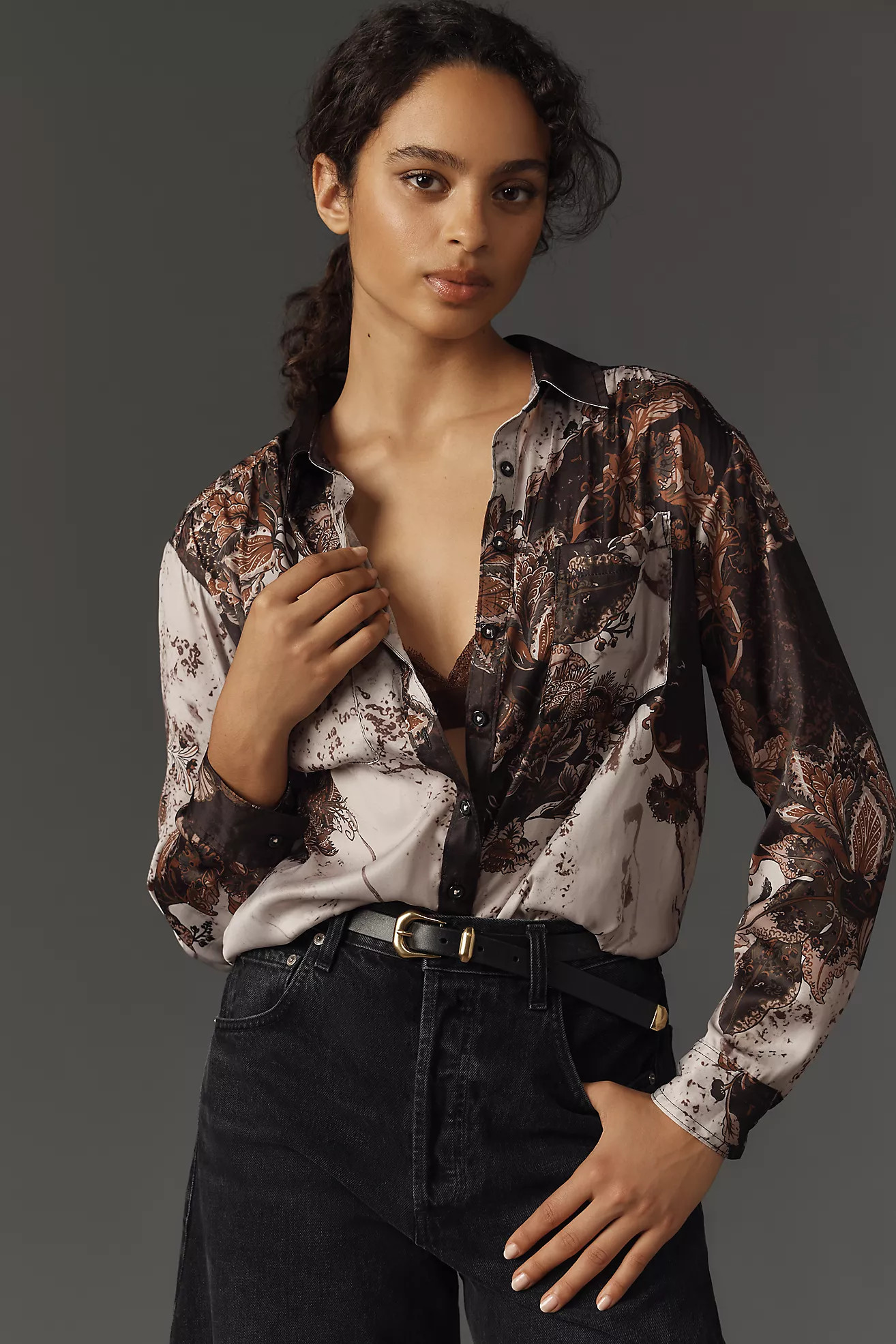 By Anthropologie Relaxed Buttondown Blouse | Anthropologie (US)