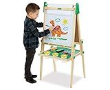 Crayola Kids Wooden Easel, Dry Erase Board & Chalkboard, Gift for Kids, Age 4, 5, 6, 7 | Amazon (US)