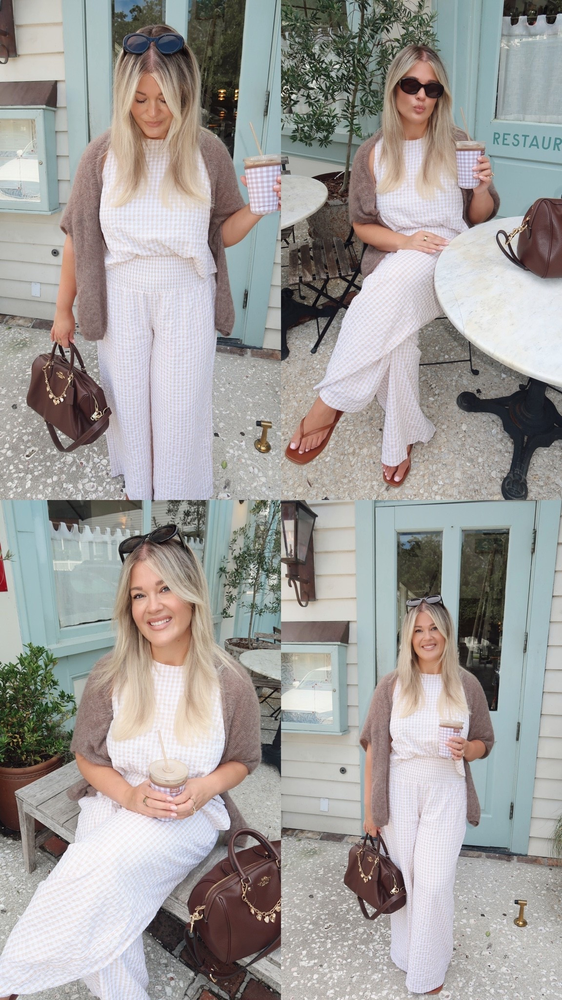 Matching Gingham Set of my dreams! 🤎✨ perfect for Fall!

#LTKfall #LTKmidsize