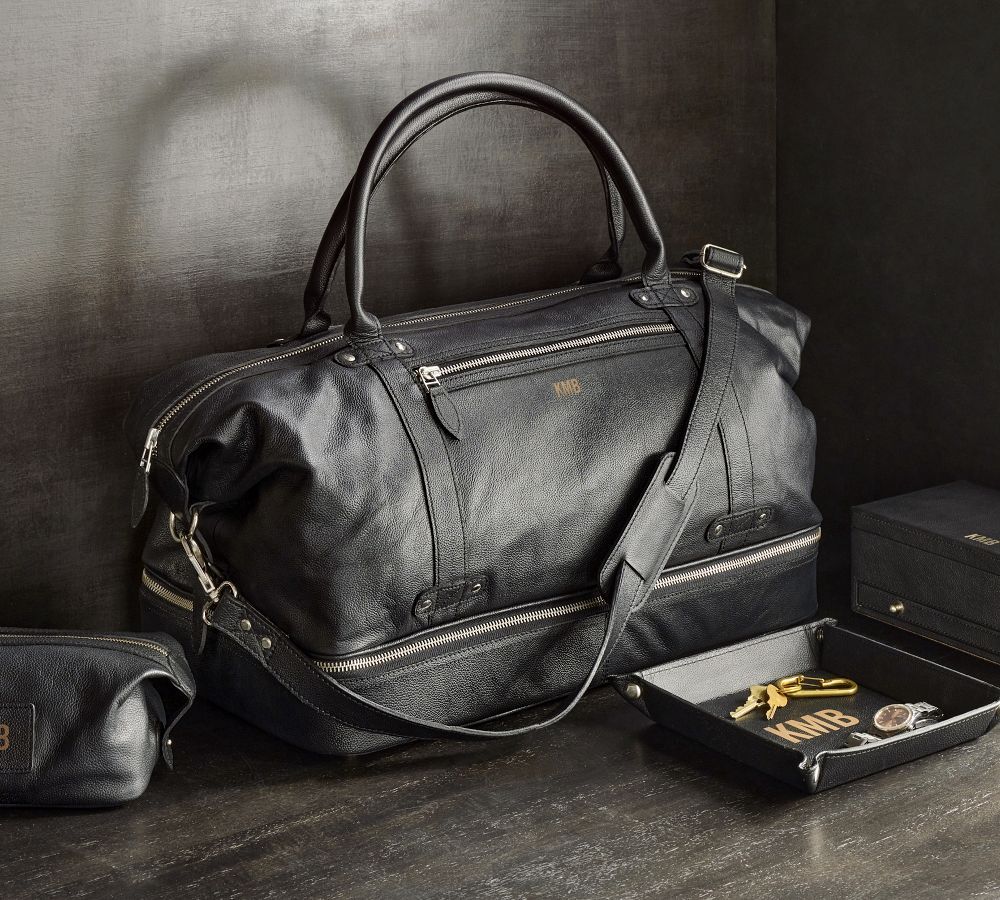 Grant Leather Travel Collection | Pottery Barn (US)