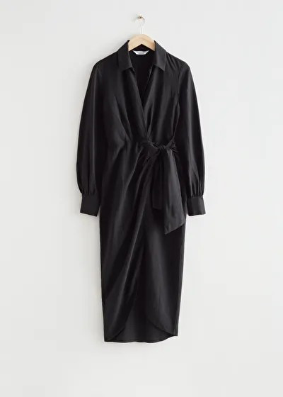 Collared Wrap Midi Dress | & Other Stories (EU + UK)