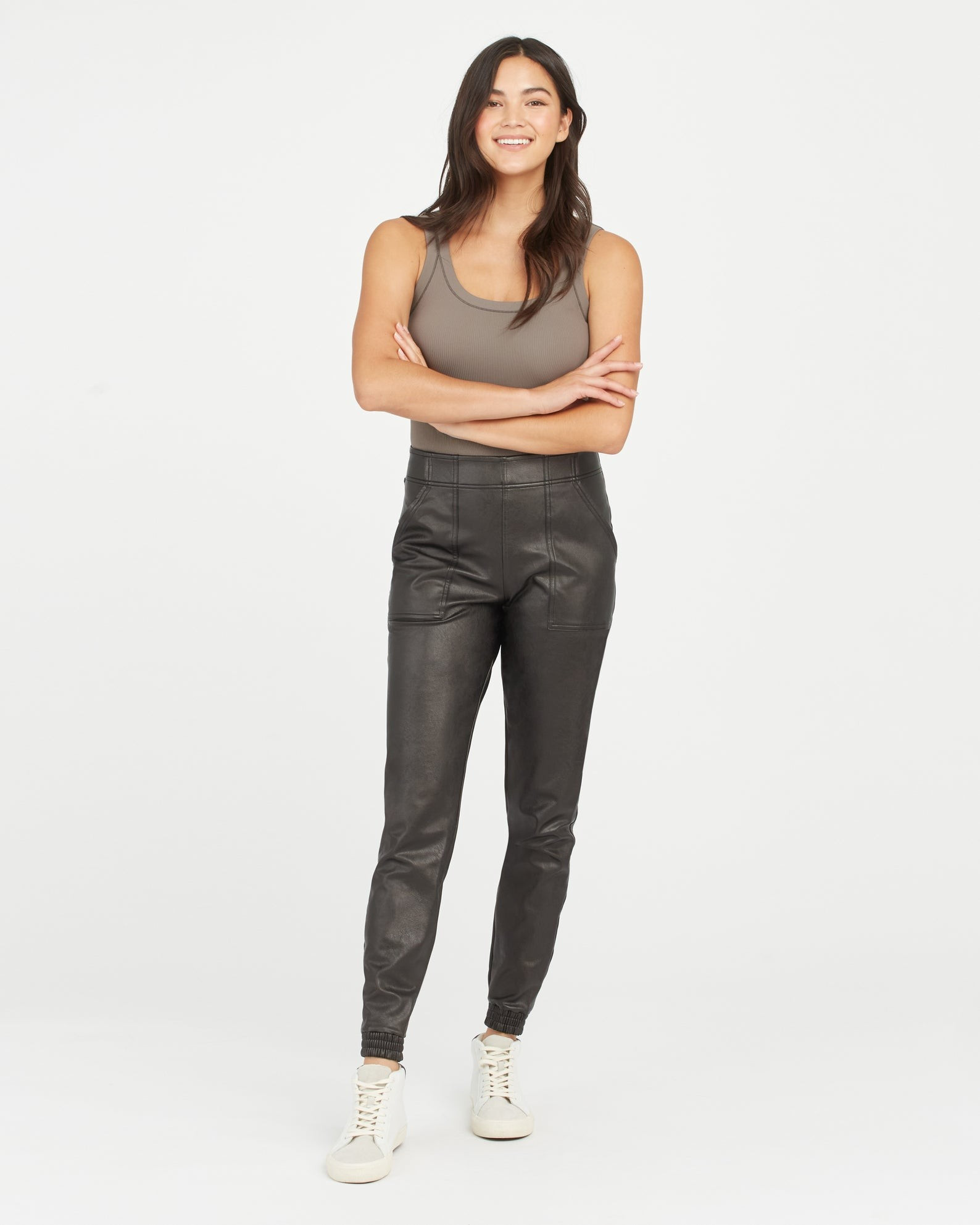 Leather-Like Jogger | Spanx