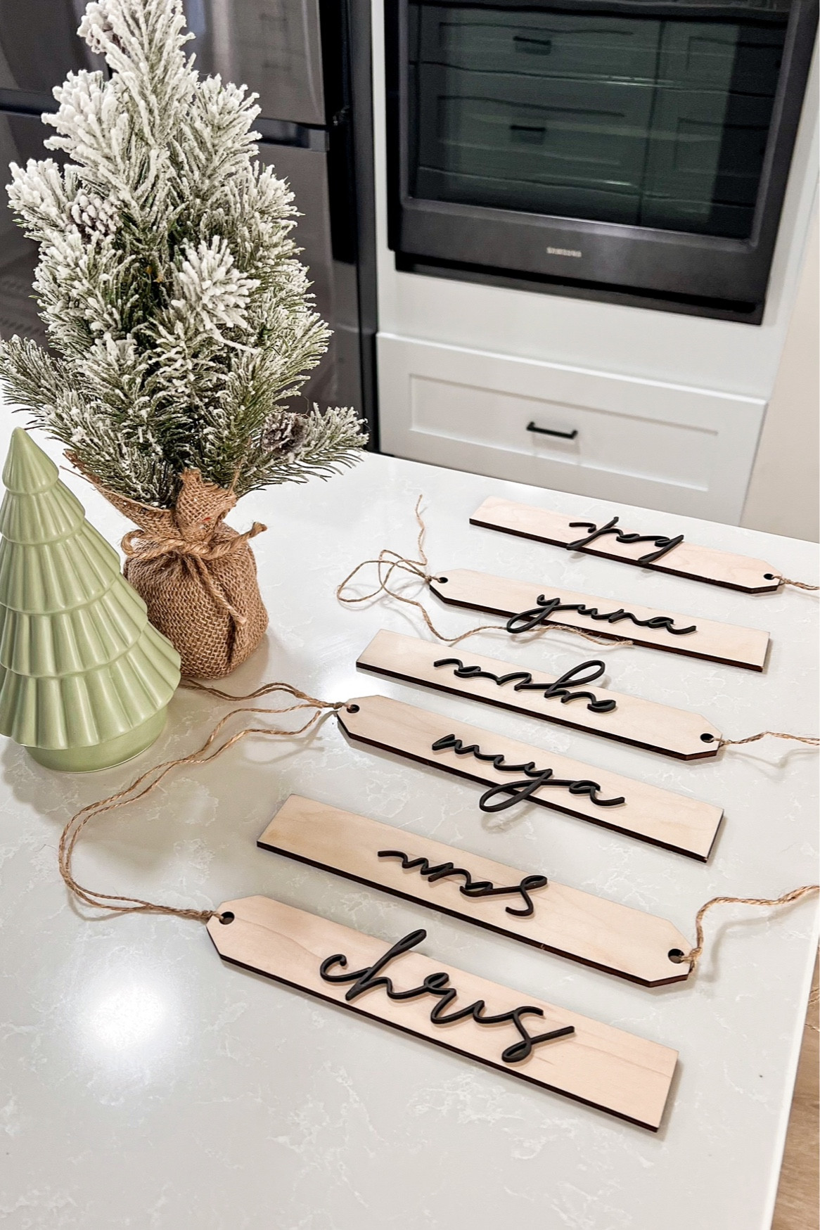 Christmas stocking tags | Christmas decor | holiday decorations | stocking name tags 🏷️ 

#LTKSeasonal #LTKHoliday #LTKhome