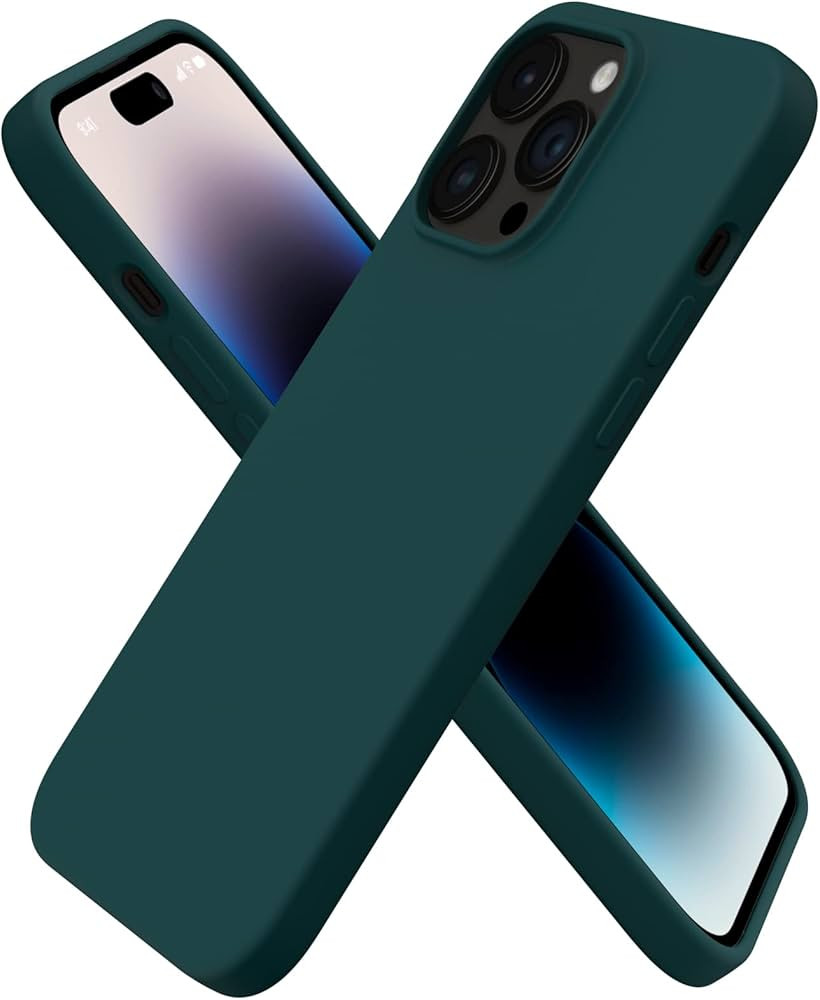 ORNARTO Compatible with iPhone 14 Pro Max Case 6.7, Slim Liquid Silicone 3 Layers Full Covered So... | Amazon (US)