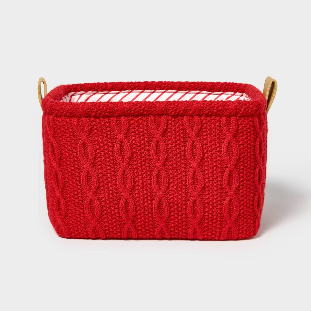 Holiday Basket Knit Red - Threshold™ | Target