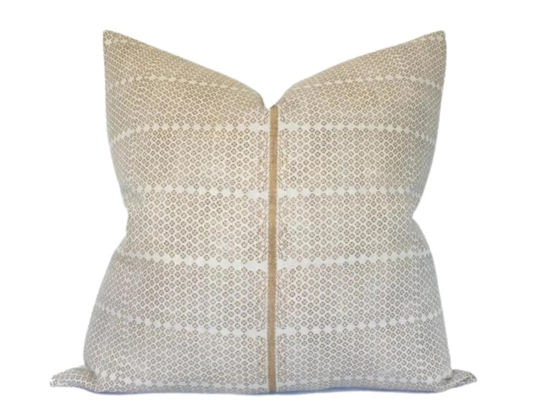 Madu Pillow Cover in Sand Brown, Designer Pillow Covers, Decorative Pillows | Etsy (US)