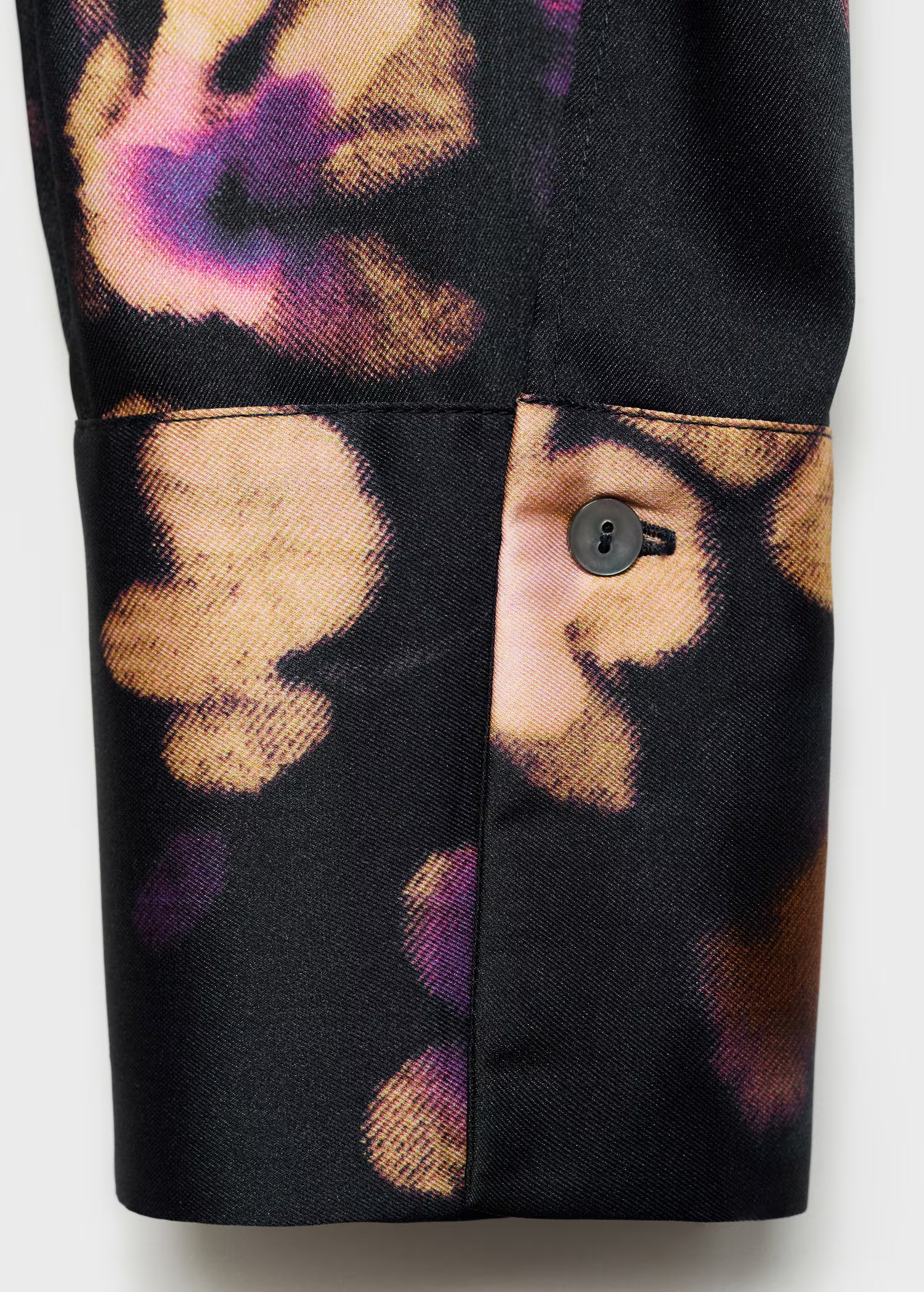 Satin print shirt - Women | MANGO USA | Mango (US/MX/AU)