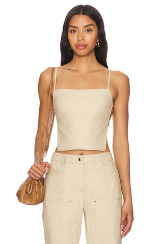 Camila Coelho Rousseau Top in Sand from Revolve.com | Revolve Clothing (Global)