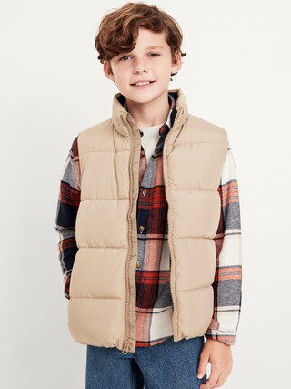 Water-Resistant Quilted Puffer Vest for Boys | Old Navy (CA)