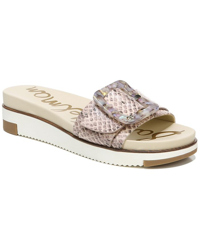 Sam Edelman Women's Ariane Buckle Sport Slides & Reviews - Slippers - Shoes - Macy's | Macys (US)