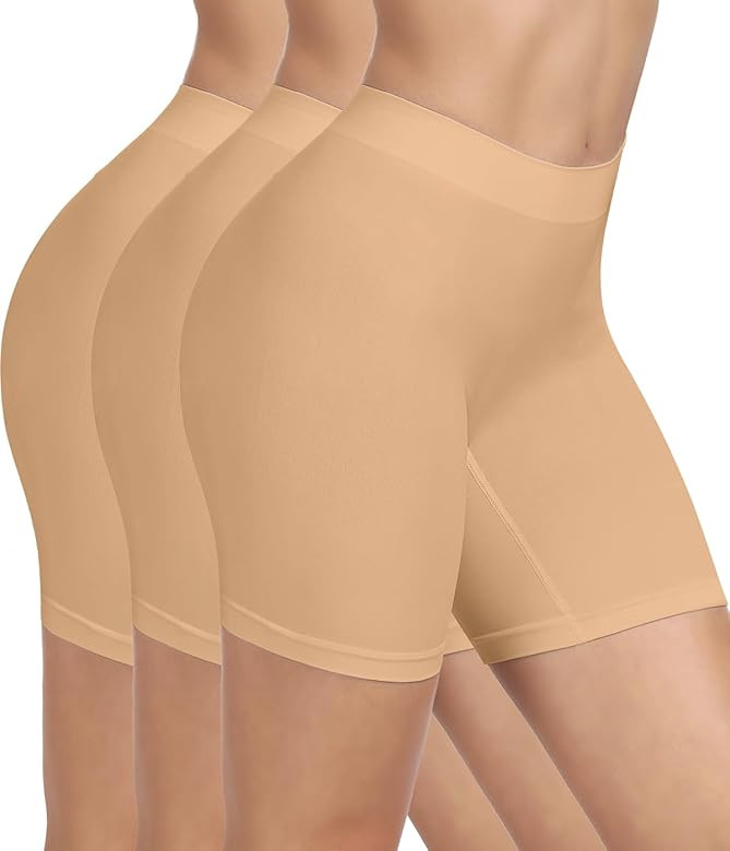 BESTENA Slip Short for Under Dresses Seamless Smooth Workout Yoga Bike Shorts for Women | Amazon (US)