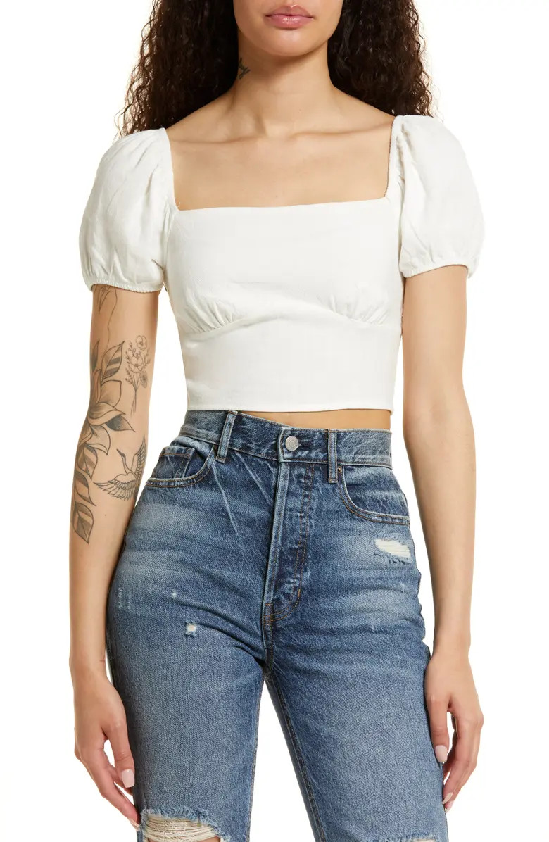 Women's Short Sleeve Crop Top | Nordstrom