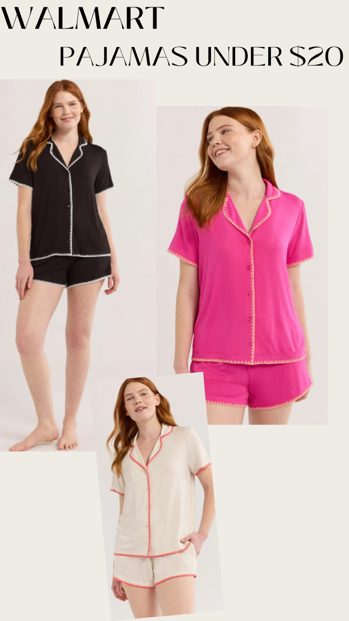 The cutest pajamas from Walmart! Under $20!

#LTKStyleTip #LTKSeasonal #LTKFindsUnder50